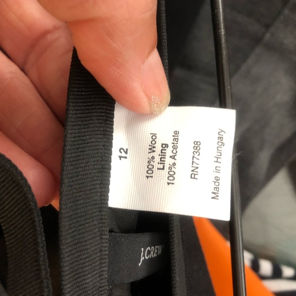 JCrew long black wool skirt. Excellent condition. - Picture 5 of 6